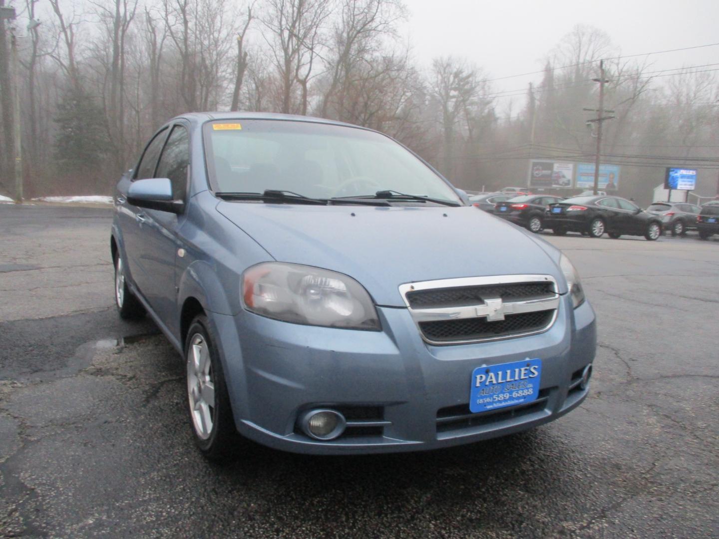 2008 BLUE Chevrolet Aveo LT 4-Door (KL1TG56628B) with an 2.2L L4 DOHC 16V engine, AUTOMATIC transmission, located at 540a Delsea Drive, Sewell, NJ, 08080, (856) 589-6888, 39.752560, -75.111206 - Photo#10